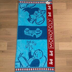 NWT 2002 Monopoly Beach Towel Vintage Hasbro